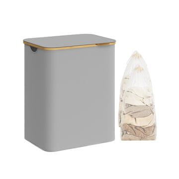 Songmics Košara za rublje 52x385x705 cm Siva