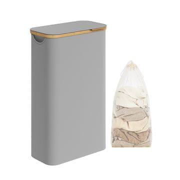 Songmics Košara za rublje uklonjiva vreća za rublje sklopiva