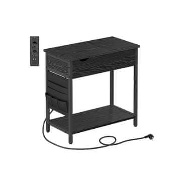 Songmics Stolić 60x31.5x60 cm crna