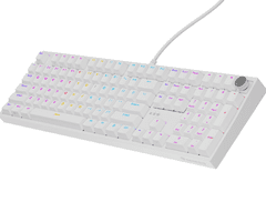 Genesis Thor 404 mehanička tipkovnica za igranje, Outemu Peach Silent V3 prekidači, RGB, bijela