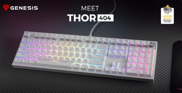 Odlična tipkovnica THOR 404