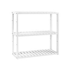 Songmics Polica 3 razine 60x15x55 cm bijela