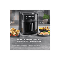 CASO Steam & Air Fry 700 kuhinjski aparat za vrući zrak s dodatnom funkcijom pare 1700W
