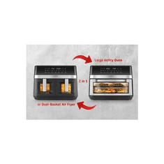 CASO AirFry Duo Chef friteza na vrući zrak u kombinaciji s pećnicom 2 u 1 2200W