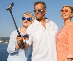 SJCAM Selfie štap, izvlačiv / teleskopski, 120 cm, crni