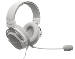 Genesis TORON 301 slušalice, odvojivi mikrofon/kabel, ultra lagane, univerzalna povezivost, Howlite bijela