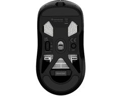 Genesis ZIRCON 660 PRO bežični miš, 6 tipki, punjiva baterija, Plug & Play, crna boja