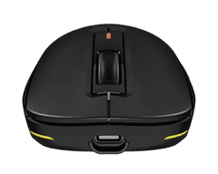 Genesis ZIRCON 660 PRO bežični miš, 6 tipki, punjiva baterija, Plug & Play, crna boja