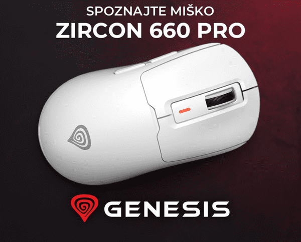 GENESIS ZIRCON 660 PRO – najlažja miška na trgu!