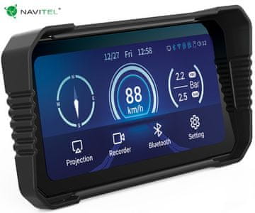 Navitel MS850 DUAL pametni uređaj za motocikl, 15,87 cm (6,25"), FHD, GPS, WiFi + kamera za stražnji pogled