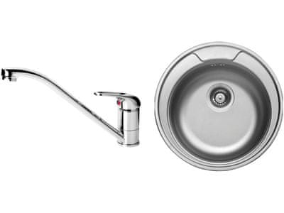 Okroglo jekleno korito