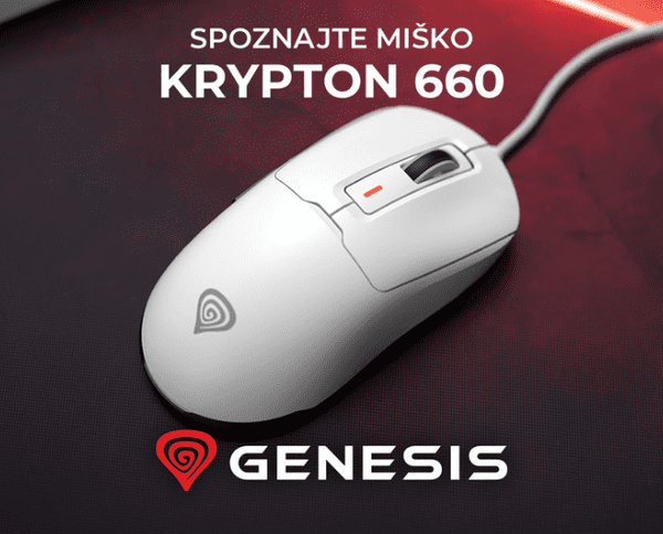 GENESIS KRYPTON 660 – najlažja žična miška na trgu!