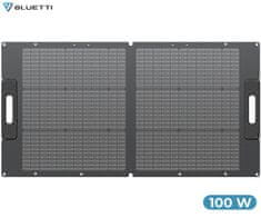 PV100 prijenosni solarni panel, 100 W, IP67, MC4, crni