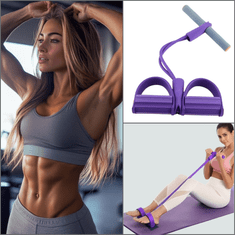 SOLFIT® Elastična traka za trening i fitness, otporna gumena traka za jačanje mišića kod kuće | ABPULLER