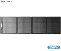 BLUETTI PV200 prijenosni solarni panel , 200 W, IP65, MC4, crni