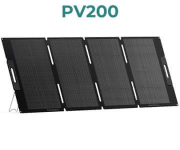 BLUETTI PV100 solarni panel v uporabi