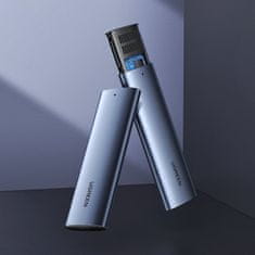 Ugreen M.2 SuperSpeed 10Gbps SSD kućište + 0,5m USB-C kabel, sivo