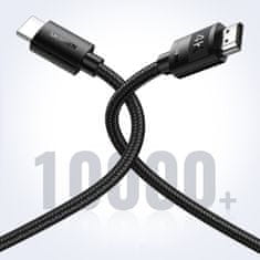 Ugreen HDMI 2.0 4K 2 m crni izdržljivi pleteni kabel