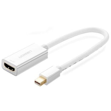 Ugreen FHD Mini DisplayPort (muški) na HDMI (ženski) bijeli adapter
