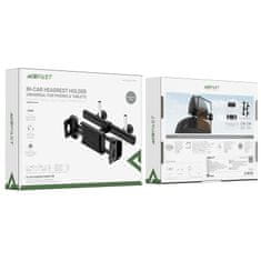 AceFast Držač za telefon i tablet u automobilu, širine 135-230 mm, crni