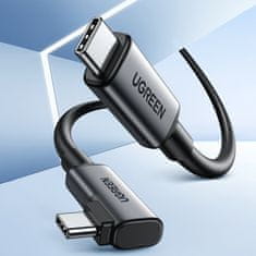 Ugreen Kutni USB-C kabel s podrškom za Oculus Quest 2 VR naočale 60W 5m crni