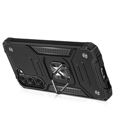 WOZINSKY Oklopna futrola za Samsung Galaxy S23 magnetski držač Ring Armor crna