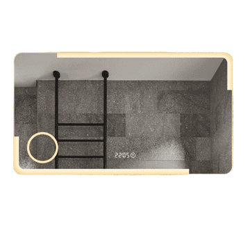 S6 Steklarstvo Šest LED ogledalo S62B, 120x60cm sa povečalom