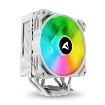 Sharkoon CPU A40 RGB WHITE AIR COOLER 120mm PWM 220W procesorski hladnjak