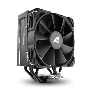 Sharkoon CPU A50 BLACK AIR COOLER 120mm PWM 220W procesorski hladnjak