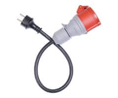 Platinet A11C35S prijenosni adapter za punjenje/napajanje električnih vozila, 3,6 kW, 16 A, 3-fazni, crni