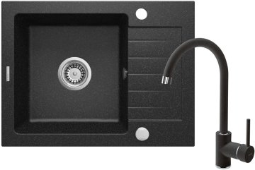 Deante set ZQZA 211A, sudoper i armatura