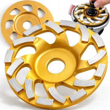 Dexxer Dijamantni segmentni disk za strojno brušenje betona 125 mm 500