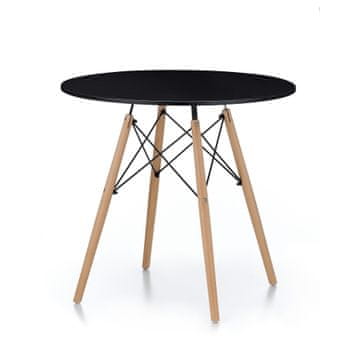 Aga Blagovaonski stol 80 cm Crni