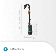 Gardena 2600 Comfort 18V P4A Set baterijska pumpa za kišnicu (14604-20)