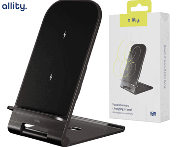 Allity AWC-100-15W bežični punjač i postolje, 15W, USB-C, grafitna boja