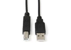 MicroConnect USB kabel A-B 2.0, 0,5m, crn 480Mbps