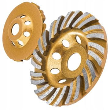 Powermat Dijamantni TURBO disk za strojno brušenje betona 100 mm