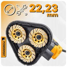 Powermat Dijamantni TURBO disk za strojno brušenje betona 100 mm
