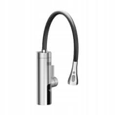 Teesa Električni protočni bojler za kuhinju od nehrđajućeg čelika s LCD zaslonom, 3000 W, s fleksibilnim izljevom