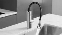 Teesa Električni protočni bojler za kuhinju od nehrđajućeg čelika s LCD zaslonom, 3000 W, s fleksibilnim izljevom