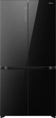 Hisense RQ768N4GBE samostojeći hladnjak s četvero vrata, crni, 591 l