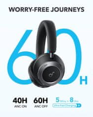 Anker Soundcore Space One Pro, crne