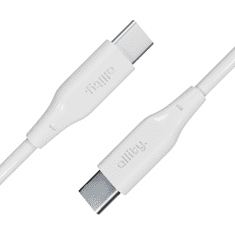 Allity ALLITY AUC-02 podatkovni kabel USB-C na USB-C, 60W, 1m, silikonski, bijeli