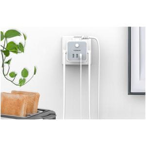 Tessan TS-301-DE-C stolni razdjelnik s USB-om