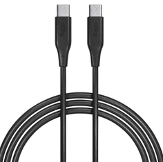 Allity AUC-02 kabel, USB-C na USB-C, 60W, 2m, silikonski, crni