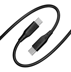 Allity AUC-02 kabel, USB-C na USB-C, 60W, 2m, silikonski, crni