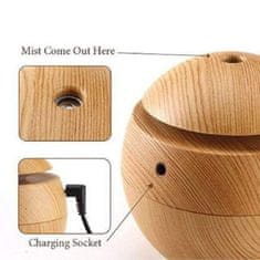 Netscroll LED ovlaživač zraka i aroma difuzor eteričnih ulja s ambijentalnim svjetlom za opuštajuću atmosferu, Diffuser.