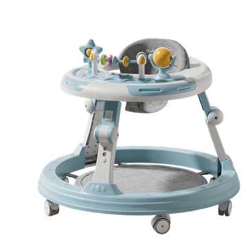 Tavalax Sklopiva ergonomska hodalica s kotačima od 360° i edukativnim stolićem
