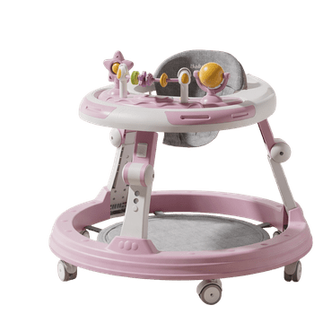 Tavalax Sklopiva ergonomska hodalica s kotačima od 360° i edukativnim stolićem