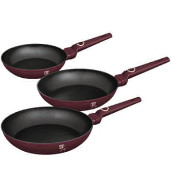 Berlingerhaus Set od 3 tave s titanskim premazom Leonardo Collection